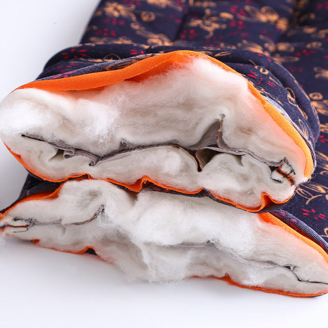 
Elderly women's cotton pants women's winter old-fashioned handmade grandma flower cotton pants Northeast old lady warm leggings