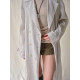 SONGTAG lycel nylon blended inner printed fabric classic double-breasted silhouette light and thin windbreaker