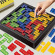 Board game children's puzzle toy double Russian cube 4-person desktop game boy 6-10 horn is over 8 years old
