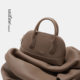 UNIFINE original design first-layer cowhide frog bag single shoulder crossbody handbag women's shell bag autumn new style