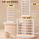 Steel library bookshelf household floor-standing storage rack children's bookcase living room picture book rack simple iron storage rack