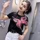 High-quality pure cotton short-sleeved T-shirt for women in summer 2025 new fashionable age-reducing shirt slimming shoulder T-shirt top
