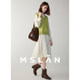 MSLAN retro temperament jacquard knitted vest vest for women MFAN1307