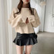 Black hip skirt skirt Spring and summer women's 2024 new high -waisted fishtail skirt one -step skirt super short sexy

