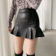 Black hip skirt skirt Spring and summer women's 2024 new high -waisted fishtail skirt one -step skirt super short sexy
