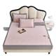 
Ice silk mat three-piece set A-grade maternal and infant grade fresh summer cool air-conditioned mat foldable machine washable soft mat