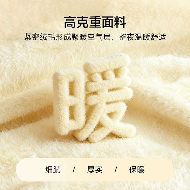 TeenieWeenie bear embroidery warm velvet bedding four-piece set 2025 new milk velvet thickened quilt cover