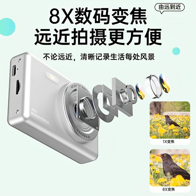 
Popular Polaroid HD digital camera for students introductory CCD campus girl birthday gift children's camera