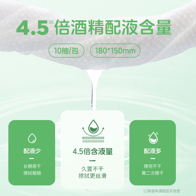 Super Asia 75 degree alcohol disinfectant wipes small package student-specific portable sterilization single piece independent sanitary napkin
