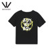 Boy By Boy Summer Fashion Brand Women's Knitted Short-Sleeve T-Shirt Punk Street Loose Casual Simple W01028
