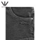 BOYBYBOY summer fashion brand women's denim shorts versatile full print pattern punk casual and comfortable W53000