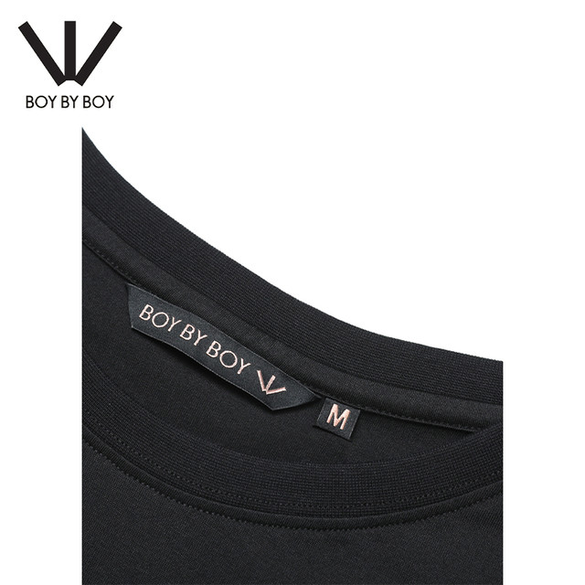 Boy By Boy Summer Fashion Brand Women's Knitted Short-Sleeve T-Shirt Punk Street Loose Casual Simple W01028