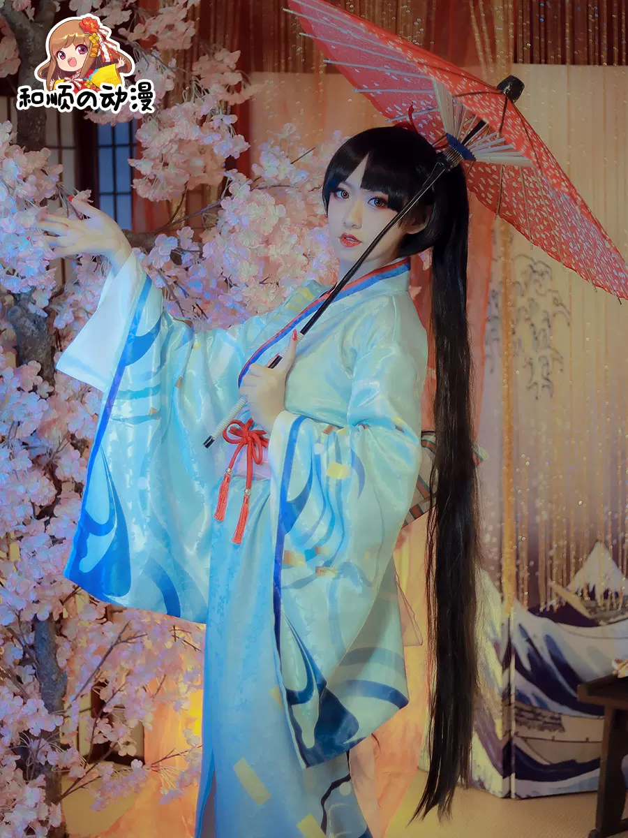 和顺动漫家阴阳师cos服不知火星夜邀舞cosplay阿离和风浴衣女袍子-Taobao