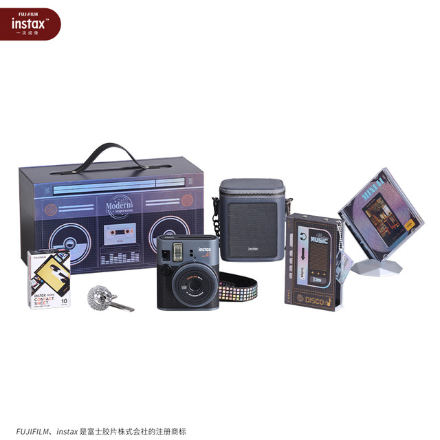 Fuji instax mini41 modern gift box new classic gift box including photo paper mini40 upgraded