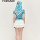 
FORDARE/Fu Die 25 spring and summer sports pleated cake skirt for women