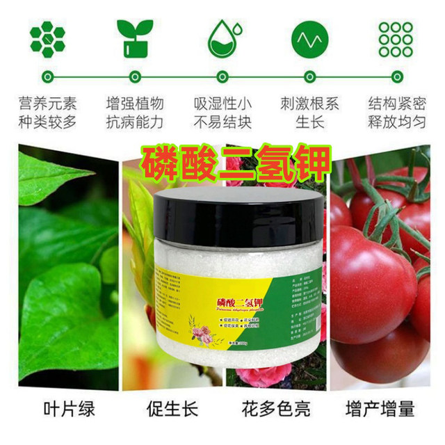 Horticulture flower fertilizer potassium dihydrogen phosphate fertilizer flower promotion flower promotion fruit promotion root growth phosphorus potassium fertilizer foliar fertilizer water-soluble fertilizer