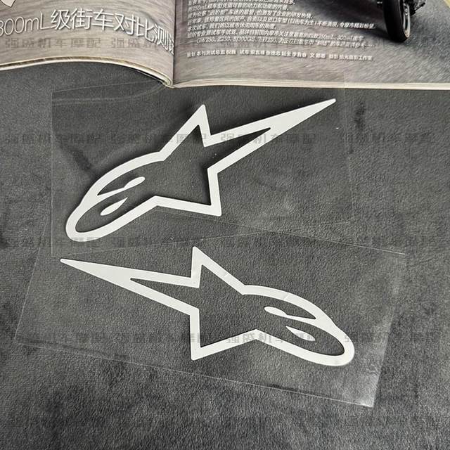 Motorcycle sticker modified body A Star AIpinestars decal decorative helmet print electric car waterproof sticker