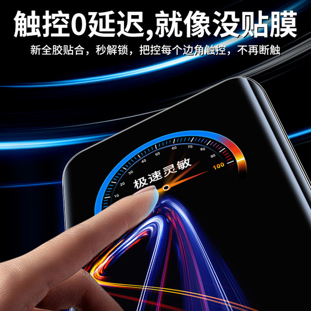 Suitable for Huawei mate40 tempered film uv full glue mate40pro mobile film mate40e curved surface mate40pro + anti-peeping film mate40epro protection 40rs Porsche hydrogel film