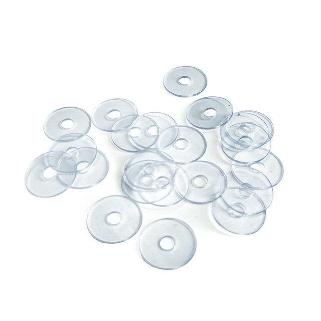 Transparent silicone septum high -end ultra -thin text bracelet crystal bracelet pad pearl plastic partitioned pad accessories