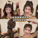 Bow bun clip women's 2024 new high-end high-end hair clip back of head temperament hair clip