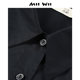 MIIWII late 23 autumn black cotton 700-quarter sleeve dress for women L233210