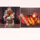 High -end ceramics Guan Erye statue Wucai Shen Guan Gong Gong Shen Gong Gong Guan Guan Yu red face Wuguan Gong
