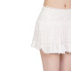 BM white short skirt pleated skirt for women 2025 summer new cake skirt pure style slim short puffy skirt
