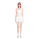 BM suspender vest for women 2025 new lace suspender pure desire pure white lace suspender vest