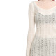 BM sweater women's 2025 new winter round neck hollow pure and sexy hot girl slim and long sleeve knitted base shirt
