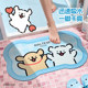 
A little naughty line puppy water-absorbent quick-drying foot mats toilet door bathroom non-slip floor mats for home use