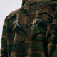 GOST camouflage demon hat sweatshirt jacket trendy brand bat wings hot diamond design versatile casual short top
