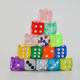 Handmade DIY micro landscape small ornaments transparent color dice color board game resin accessories blind bag blind disassembly