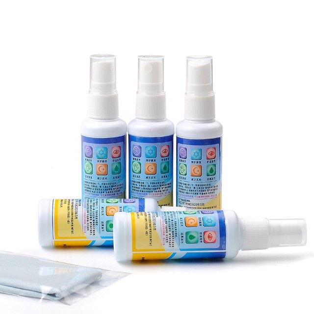 Glasses cleaning liquid, glasses cloth, water care liquid, lens cleaning liquid, cleaning glasses artifact, mobile phone screen cleaner