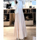 Brandy BM new apricot pink sweet long skirt BM lace -up skirt hanging sense cake skirt nadia skirt