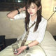 Pure striped 7-quarter sleeve shirt for women's design niche slim fit slim shirt versatile casual top new summer

