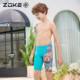 ZOKE boys racing five-point swimming trunks professional training ZOKE 2025 new swimming quick-drying student competition model