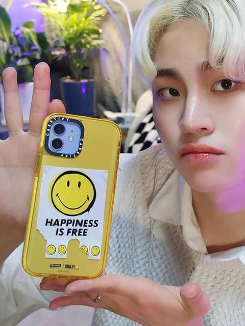 Smiley co-branded CASETiFY suitable for Apple iPhone14 Pro Max mobile phone case 13/12 fashionable smiley personality trendy brand limited all-inclusive anti-fall protective cover