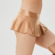 Mini miniskirt sexy ladies pleated skirt shiny silky and transparent exposing sports large size short skirt skirt
