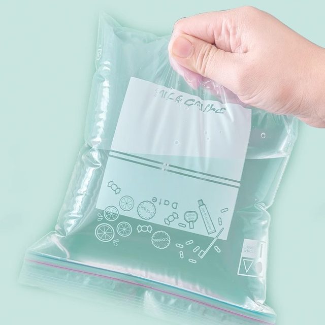 Household fresh-keeping bags, refrigerator, freezing storage, self-sealed plastic sealed bags, food packaging, sealed food grade sealed bags