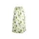 PATAVINITY printed elastic waist skirt for women in spring and autumn style, versatile, fresh and age-reducing elegant mid-length skirt
