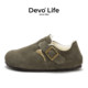 Devo Life cork shoes winter plus velvet wool casual women's shoes autumn and winter cotton shoes warm fur shoes 96008