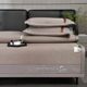 Category A maternal and infant thickened ice silk rattan mat three-piece set flat-laying mat strapped summer washable folding cooling mat