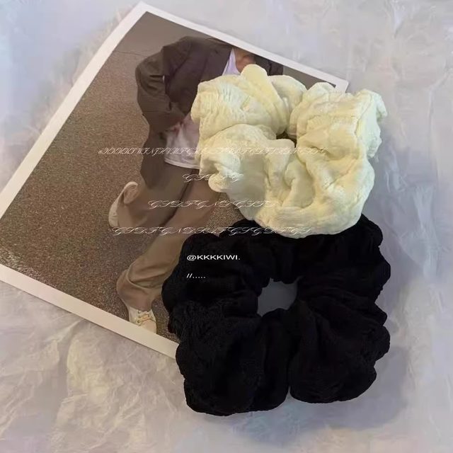 Puff rubber band large intestine hairband women's bun headband headband student Korean version summer new simple large intestine hairband