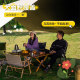Thickened vinyl canopy tent outdoor large sunscreen coating picnic full set of camping equipment rainproof awning