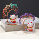 Natural crystal fortune tree fortune cat base car ornaments creative crystal tree desktop ornaments fortune gifts