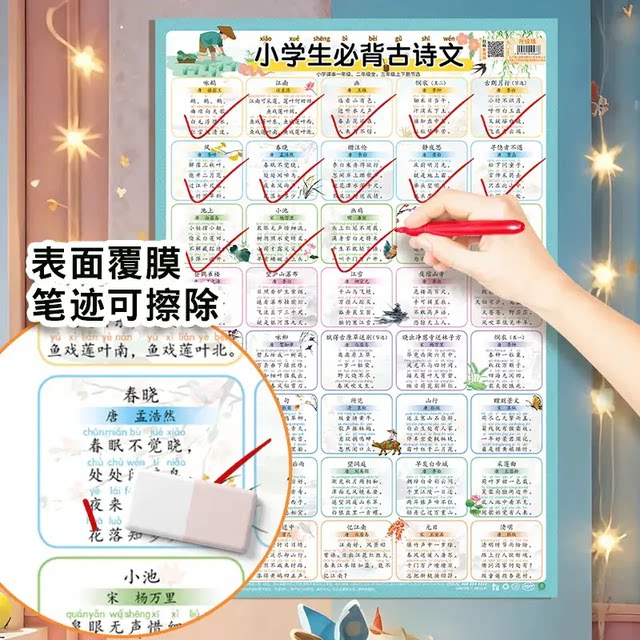Kindergarten connection knowledge wall chart nine mathematics, Chinese and English early education wall stickers HD