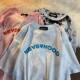 
Bright pink tie-dyed short-sleeved T-shirt loose trendy tee half-sleeved couple outfit Korean ins women's trend 2025 new style