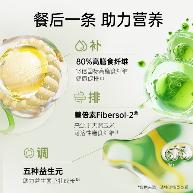 Juneyao Healthy Dietary Fiber Supplement 6g*14 sticks + 2 nourishing probiotics