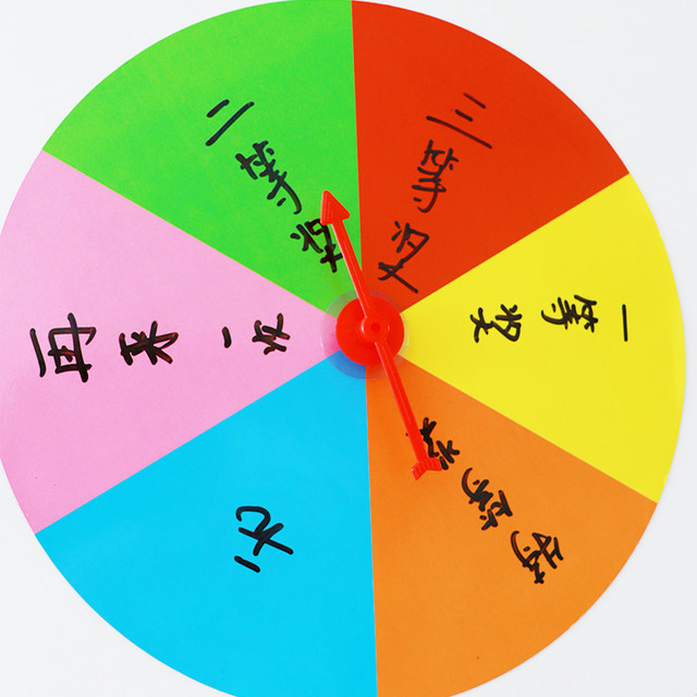 Magnetic turntable teaching aids can erase magnetic tile literacy game English class words lottery lottery blackboard magnetic tile