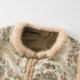 Liangxizi new Chinese style Chinese style mulberry silk silk cotton jacket vest women's fur collar short buckle horse clip
